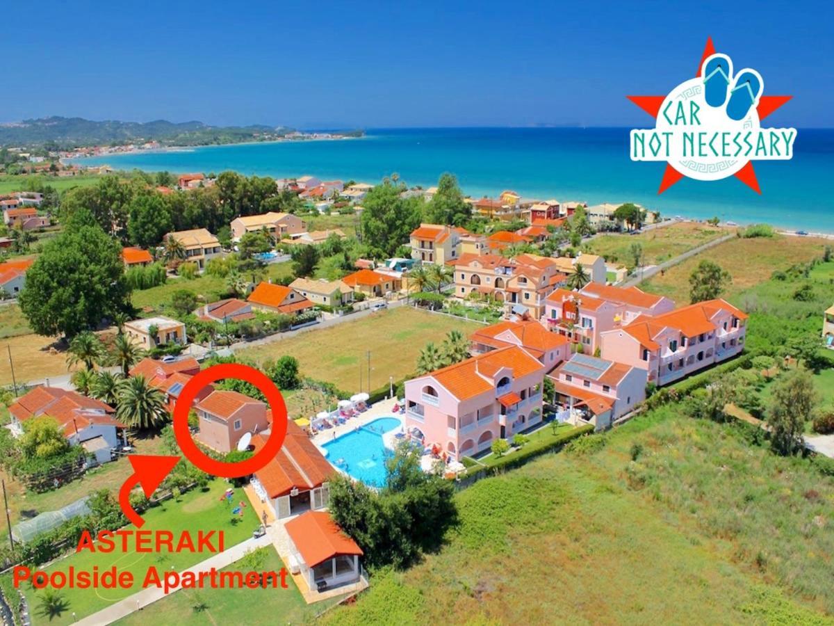 Asteraki Poolside Apartment By Dadovillas أخارافي المظهر الخارجي الصورة